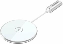 Vention Magnetic Wireless Charger 15W Ultra Thin 0.05m White + USB-C Cable 1m (FGAWAG)