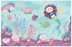 Herlitz Mapa de birou din carton lucios laminat, 48 x 31 cm, motiv Mermaid, Herlitz HZ50040155 (50040155)