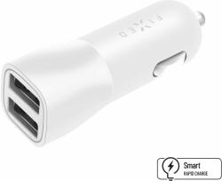 FIXED Smart Rapid Charge 15 W 2 x USB kimenettel fehér (FIXCC15-2U-WH)