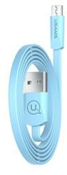 USAMS Кабел Usams U2 Micro Flat Data, от USB-A (м) към micro USB (м), 1.2м, син (SJ201MIC04)