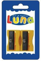 Luna Sárga műanyag hegyező 2db-os (000601831) - pepita