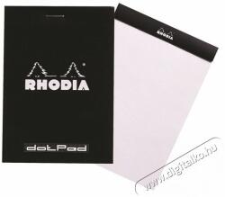  RHODIA Rhodia A5 ponthálós 80 lap fekete jegyzettömb
