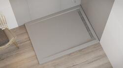 WASSERBURG PETRA 120x90 öntött műmárvány zuhanytálca folyókával, szürke 2506R-90-GR (2506R-90-GR)