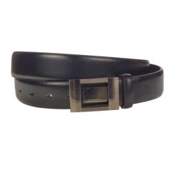 CK LEATHER Curea barbati, casual-eleganta, din piele ecologica, latime 3.5 cm, negru - CK154N (CK154N)