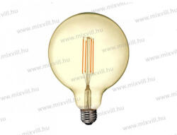 V-TAC SKU-7456 Led izzó Globe G125 COG 12, 5W E27 1240lm 330° 2200K A+ (7456)