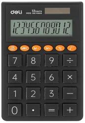 Deli Zsebszámológép, 12 számjegy, DELI " Retro" , fekete (DEM130)