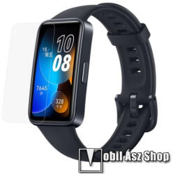 TPU okosóra képernyővédő fólia - CLEAR - 1db, törlőkendővel - A TELJES KIJELZŐT VÉDI! - HUAWEI Band 8
