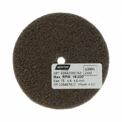 Norton Rapid Blend Nex furatos tisztítótárcsa Ø75x6x6 mm 2AM, 10 db/csomag (CT285763)