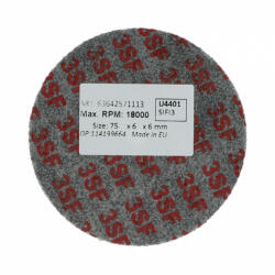 Norton Rapid Blend Nex furatos tisztítótárcsa Ø75x6x6 mm 3SF, 10 db/csomag (CT271113)