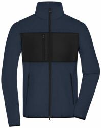 James & Nicholson (Daiber) Férfi gyapjú pulóver JN1312 - Sötétkék / fekete | 3XL (1-JN1312-1782961378)