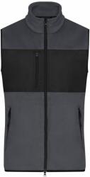 James & Nicholson (Daiber) Férfi gyapjú mellény JN1310 - Sötétszürke / fekete | L (1-JN1310-1782961321)