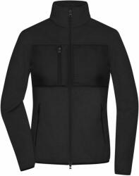James & Nicholson Bluză fleece pentru femei JN1311 - Neagră / neagră | M (1-JN1311-1782961339)