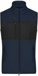 Daiber Vestă fleece bărbați JN1310 - Albastru închis / neagră | XL (JN1310-178296132)