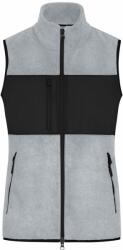 Daiber Vestă fleece femei JN1309 - Gri deschis prespălat / neagră | M (JN1309-1782961076)