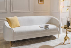  DIVA design kanapé - 205cm - fehér bouclé (42817)