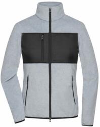 Daiber Bluză fleece pentru femei JN1311 - Gri deschis prespălat / neagră | L (JN1311-1782960993)