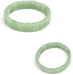  Bratara din Aventurin Natural - Diametru 58 mm - Dreptunghi Fatetat - 10x13 mm - 1 Buc