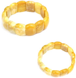  Bratara din Aventurin Portocaliu Natural - Diametru 54 mm - Perna 14x18 mm - 1 Buc