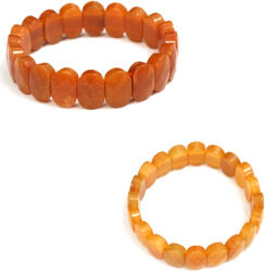  Bratara din Carneol Natural - Diametru 56 mm - Ovala Fatetata 10x14 mm - 1 Buc
