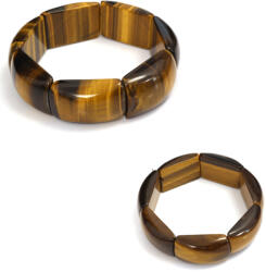 Bratara din Ochi de Tigru Natural - Diametru 60 mm - Dreptunghi 32x21 mm - 1 Buc