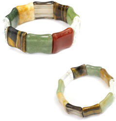  Bratara Cuart Mixt Matural - Diametru 60 mm - Dreptunghi 21-22 x 18-20 mm - 1 Buc