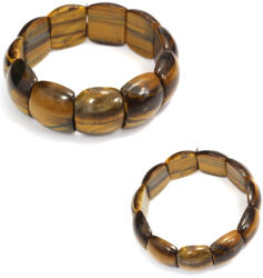  Bratara din Ochi de Tigru Natural Diametru 58 mm - Perna - 19-21 x 21-22 mm - 1 Buc