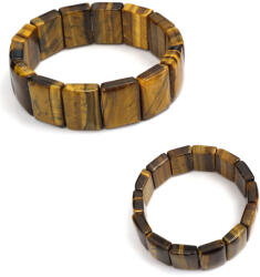 Bratara din Ochi de Tigru Natural - Diametru 60 mm - Dreptunghi 15x20 mm - 1 Buc