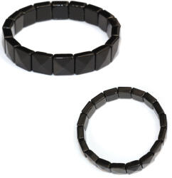  Bratara din Onix Natural - Diametru 56 mm - Patrat Fatetat 11x11 mm - 1 Buc