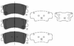 KAVO PARTS set placute frana, frana disc KAVO PARTS KBP-4512 (KBP-4512)