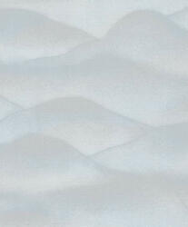  Hegyvonulatot formáló akvarell hullámminta szürkésfehér szürke szürkésbézs és zöldesszürke tónus tapéta (34017)