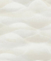  Hegyvonulatot formáló akvarell hullámminta krémfehér bézs és szürkésbézs tónus tapéta (34021)