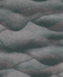  Hegyvonulatot formáló akvarell hullámminta antracit ezüstszürke és bordó tónus tapéta (34022)