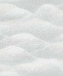  Hegyvonulatot formáló akvarell hullámminta fehér szürke és ezüst tónus tapéta (34023)