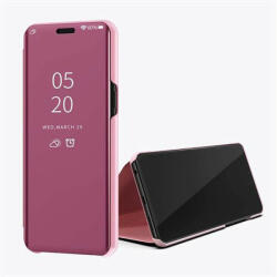 Clear View Case cover Samsung Galaxy A33 5G oldalra nyíló tok, rózsaszín - tok-store