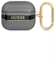 Guess Apple Airpods 3 Printed Stripe Collection (GUA3HHTSK) tok, fekete
