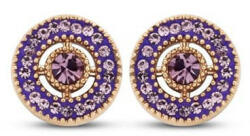 Victoria Rose gold színű rózsaszín köves fülbevaló (VBKAB83900)