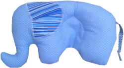 Deseda Perna pt formarea capului bebelusului elefantel - buline albe pe albastru