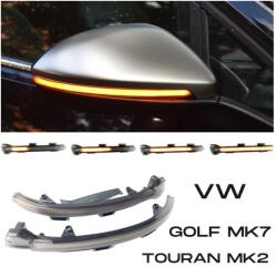 LEDtech VW Volkswagen Golf MK7 7 VII Sportsvan Touran II MK2 2 dinamikus LED - LEDES Tükör Index futófényes tükörindex 5G0949101 5G0949102✔️ (5G0949101)