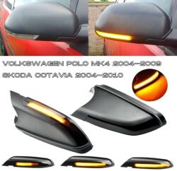 LEDtech Skoda Octavia MK2 1Z VW Volkswagen Polo MK4 dinamikus LED - LEDES Tükör Index futófényes tükörindex 1Z0949101C 1Z0949102C 6QD949101 6QD949102✔️ (1Z0949101C)
