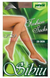  Ciorapi Fashion Socks Lycra 20 Den Culoarea Piciorului Set 2 Perechi