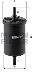 Mann-filter WK6002 Filtru combustibil