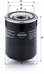 Mann-filter W1374/5 Filtru ulei