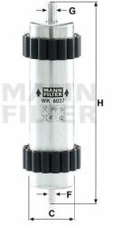 Mann-filter WK6037 Filtru combustibil