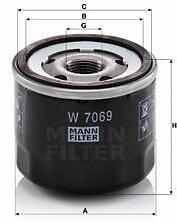 Mann-filter W7069 Filtru ulei