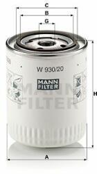 Mann-filter W930/20 Filtru ulei