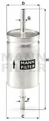 Mann-filter WK512 Filtru combustibil