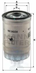 Mann-filter WK842/24 Filtru combustibil