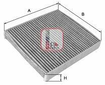 SOFIMA S4105CA Filtru, aer habitaclu