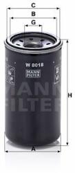 Mann-filter W8018 Filtru ulei