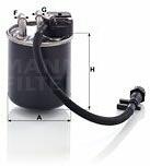Mann-filter WK820/19 Filtru combustibil